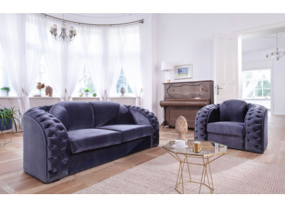 Classic Chesterfield Couch 3+2 Seater Set Sofa Suite Velvet Sets