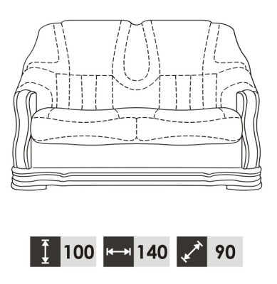 Classic Sofa Set Wood 3+2 Complete's Set Seat Upholstery Couch Set