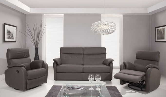 Sofa set 3+1 Seater Set Design Sofas Upholstery Couches Decoration Leather Relax