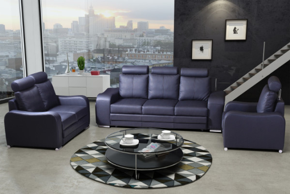 Sofa set 3+1 Seater Set Design Sofas Upholstery Couches Leather Relax