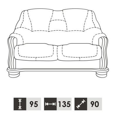 Sofa set 3+2 Seater Classic r Living landscape Sofas Couches Upholstery
