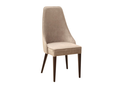 Set 6x Designer Chair Leather Armchair Chairs Gastro Dining room Wood Upholstery