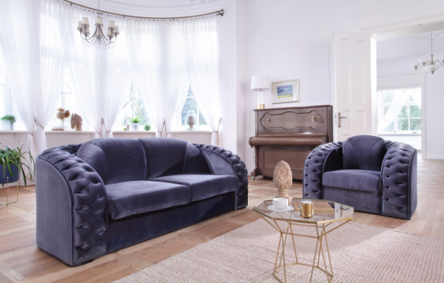 Sofa 3 Seater Chesterfield Design Sofas Upholstery Modern Couches Three Seater
