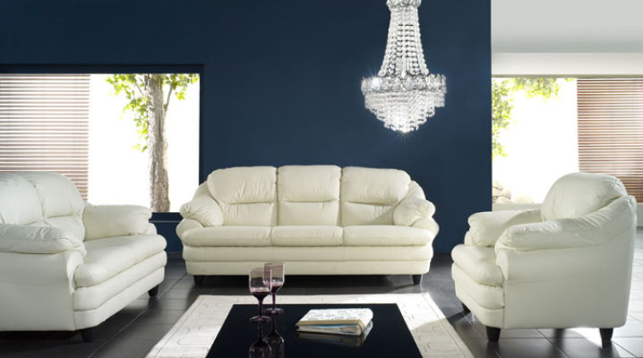 Sofa set 3+1+1 Seater Set Design Sofas Upholstery Relax Couches Leather