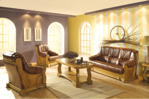 Sofa set 3+1 Seater Classic r Living landscape Couches Upholstery Sofas