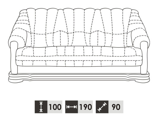 Sofa set 3+1 Seater Classic r Couches Living landscape Upholstery Sofas