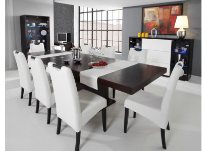 Complete Set Dining table + 4 Chairs Dining room Set Ess Group Wood Table