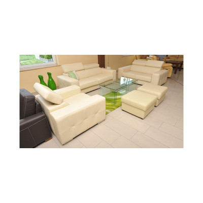 Sofa set 3+1 Seater Set Design Sofas Upholstery Couches Leather Decoration Relax