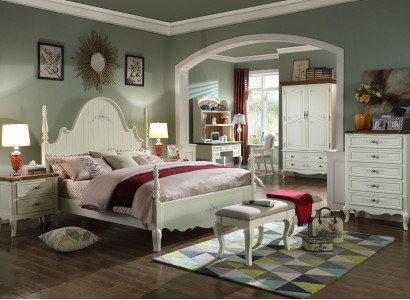 Bed Upholstered bed Luxury Bedroom Design Beds Textile Wood Bed frame new