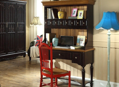 Office Furnishings Desk Computer Furniture Office Wood Furniture Tables Chair 2pcs.