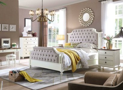 Double Bed Classic Beds Colonial Textile Beds Chesterfield Wilhelminian style