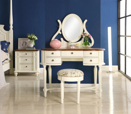 Dressing table Mirror Stool Complete Chest of drawers Bedroom Country Furniture Console