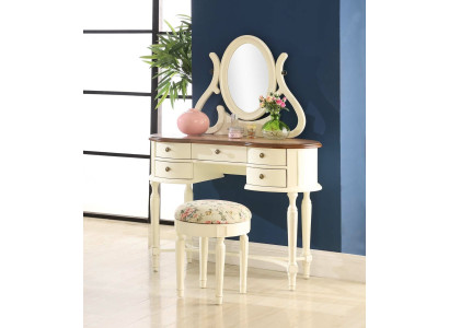 Classic r Dressing table Mirror Luxury Console Stool Make up Table Landhfrom  new