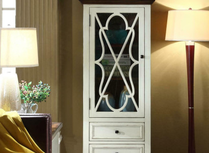 Display case Living room Furniture Sideboard Solid Wood Glass Display cases Wardrobe Real wood