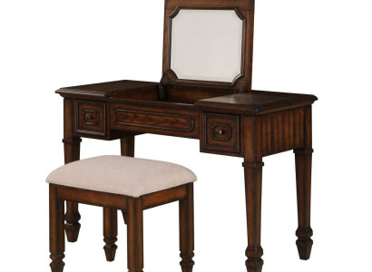 Dressing table Stool Wood Bedroom Boxwood Red Oak Creative Modern Luxury