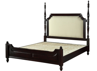 Bed Upholstery Country House Luxury Double Hotel Beds Sleep Room Wood