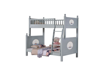 Elegant children's room bed bunk loft bed luxury youth bed high floor beds