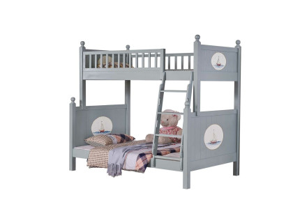 Elegant children's room bed bunk loft bed luxury youth bed high floor beds
