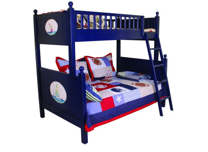 Classic s Childrens bed Bunk bed Blue Loft bed Play bed Children's bed Bunk bed