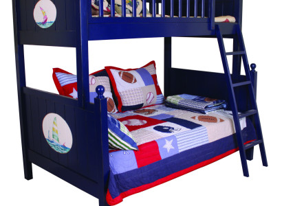 Classic s Childrens bed Bunk bed Blue Loft bed Play bed Children's bed Bunk bed