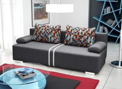 Sofa bed 3-Seater with sleeping function, bed base and folding couch - designer sofa