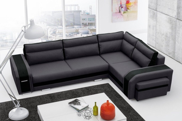 Sofa Sofa bed Designer Sofa with Bed function + bed base Corner sofa Couch (new )