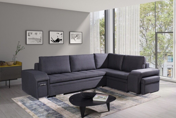 Upholstered sofa lounge sofa couch seating group living room with cushions sofa L-shape sleep