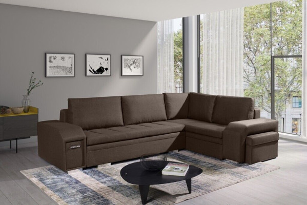 Upholstered sofa lounge sofa couch seating group living room with cushions sofa L-shape sleep