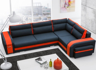 Corner sofa Living room Sleep Sofa Couches Couch Suite L-shape Fabric