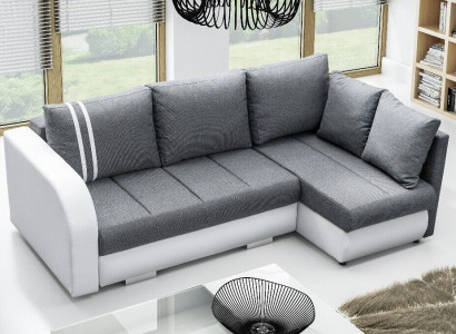 Design Corner sofa Couch Living landscape Sofa bed Functional sofa Corner Upholstery