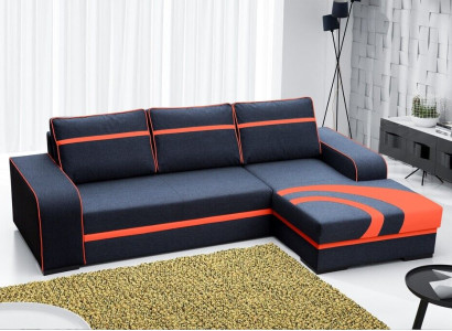 Sofa bed Corner sofa Couch with Bed function and upholstery - Modern Suite with sleeping function new