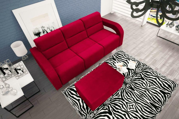 Sofa bed folding couch 3-seater sleeping function + bed base couch sofa folding sofa
