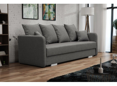 Sofa bed Fabric 3 Seat Sofa Couch Textile Upholstery new Suite Bed function