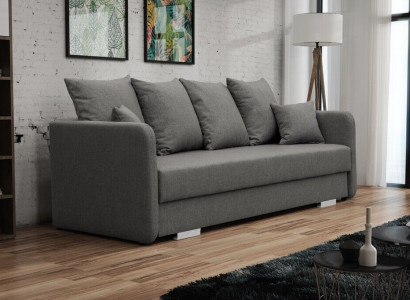 Sofa bed Fabric 3 Seat Sofa Couch Textile Upholstery new Suite Bed function