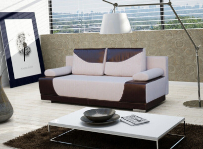 Sofa bed folding couch 3-seater sleeping function + bed base couch designer sofa