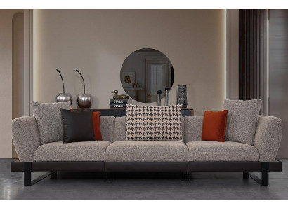 Gray upholstered sofa Living room seating couch Luxurious living room sofas new