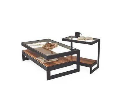 exclusive s Coffee table set Side table Glass table Living room Coffee table
