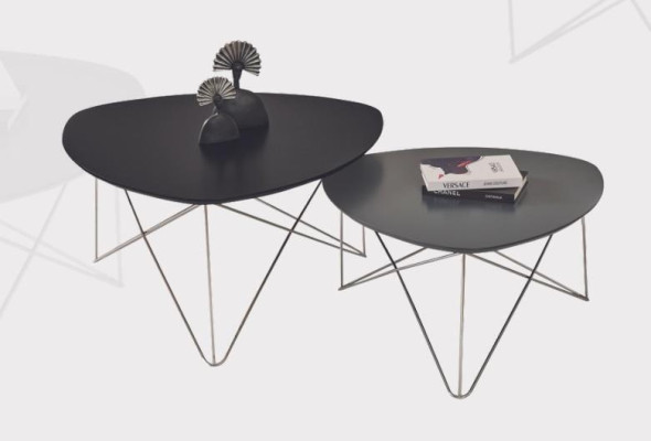 Coffee table Black Living room table Luxury Coffee tables 2х Side table Table new