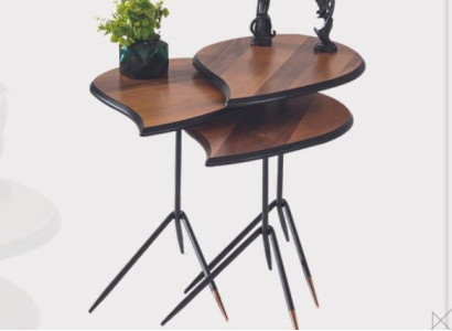 Luxury Complete 3x Coffee tables Luxury Living room Coffee table Furnishings
