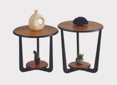 Set 2x Coffee table Coffee table Side table Designer Living room table Tables
