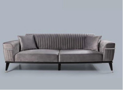 Luxury Living room Couch Gray Couches Sofa Furniture Gray Sofas Textile Furnishings