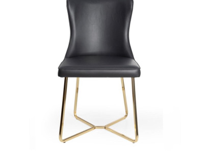 Modern Chesterfield Leather Chair Designer Dining Room Chair Italian Style Upholstered Seater