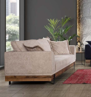 Sofa set 331 Seat Sofas Couch Upholstery Wood Couch Textile