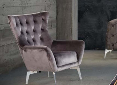 Luxury Armchair Single Seater 1 Seater Upholstery Designer Textile Fabric Modern