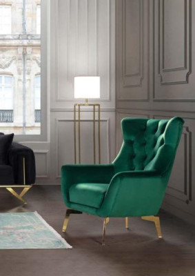 Luxury Armchair Single Seater Modern 1 Seater Upholstery Designer Textile Fabric