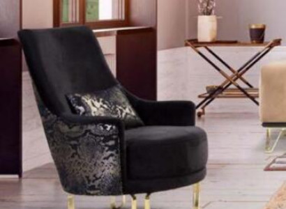 Luxury Design Armchair 1 Seater Textile Lounge Club Upholstery Furniture