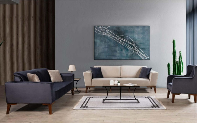 Luxury Sofa 3 Seater Designer Couches Three Seater Upholstery Furniture Textile