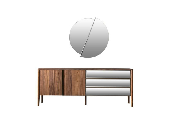 Sideboard Mirror Chest of drawers Wardrobe Designer Luxury Cabinets Chests of drawers Modern 2-piece