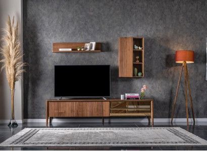 tv stand Living room TV cabinet Lowboard Sideboard Chest of drawers Wall unit Modern Wood new