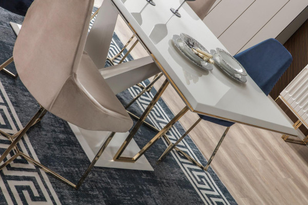 Dining set Dining room Dining table Suite Dining Chair Dining set Dining corner Modern 5-piece